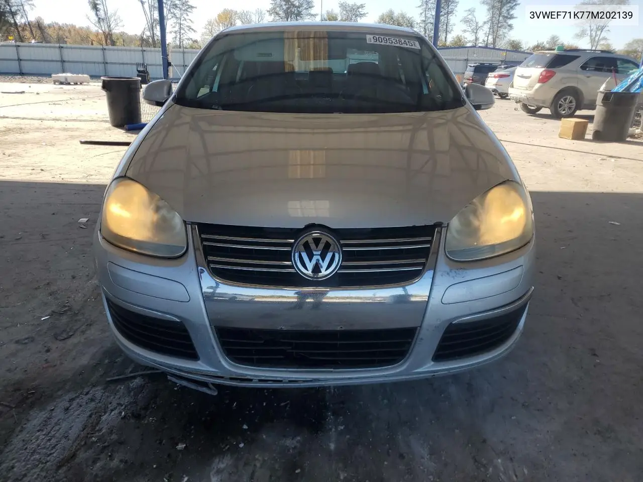 3VWEF71K77M202139 2007 Volkswagen Jetta Wolfsburg