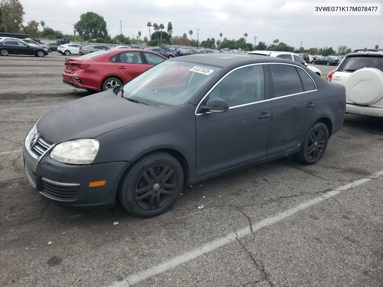 3VWEG71K17M078477 2007 Volkswagen Jetta Wolfsburg