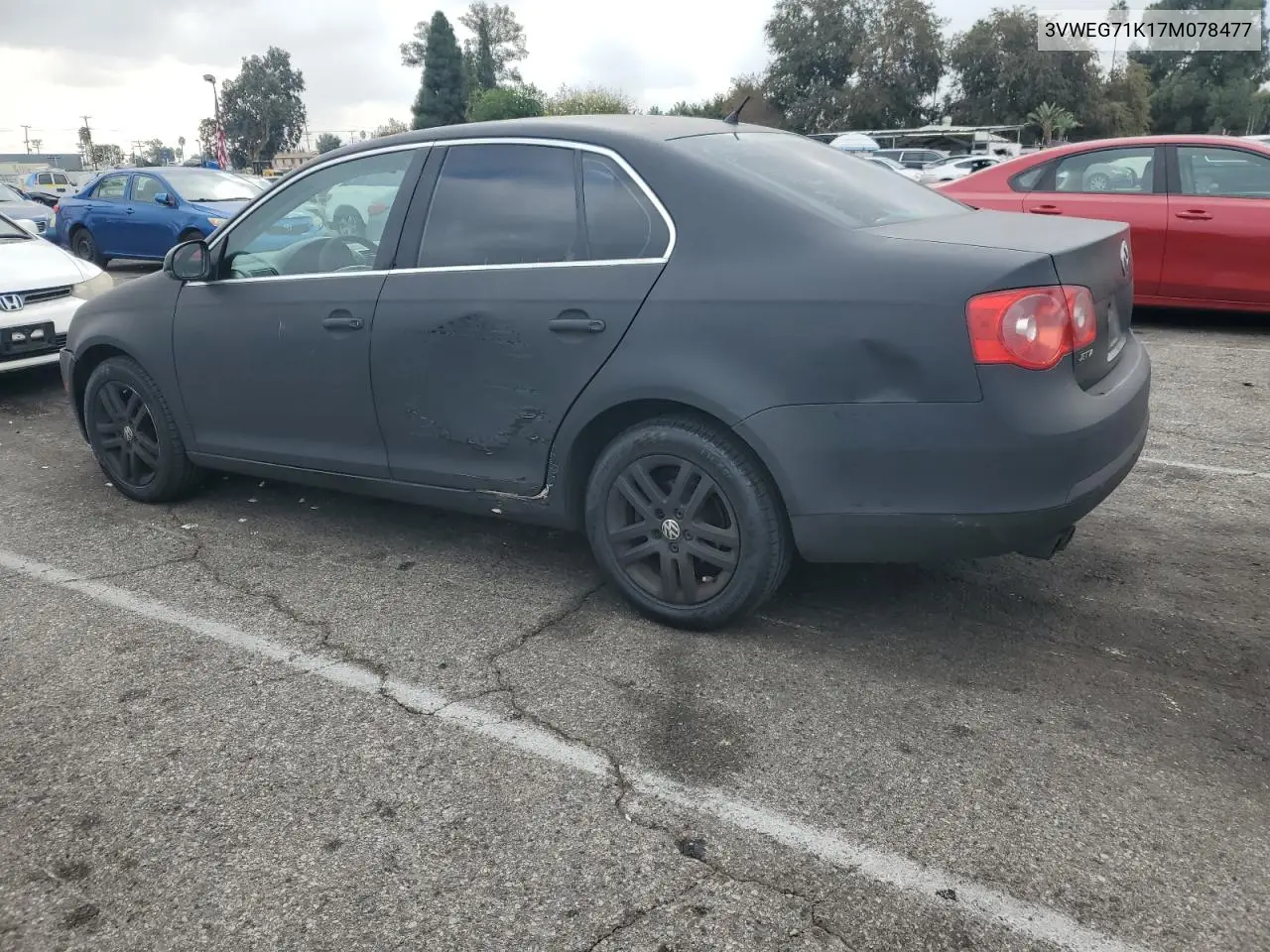 3VWEG71K17M078477 2007 Volkswagen Jetta Wolfsburg