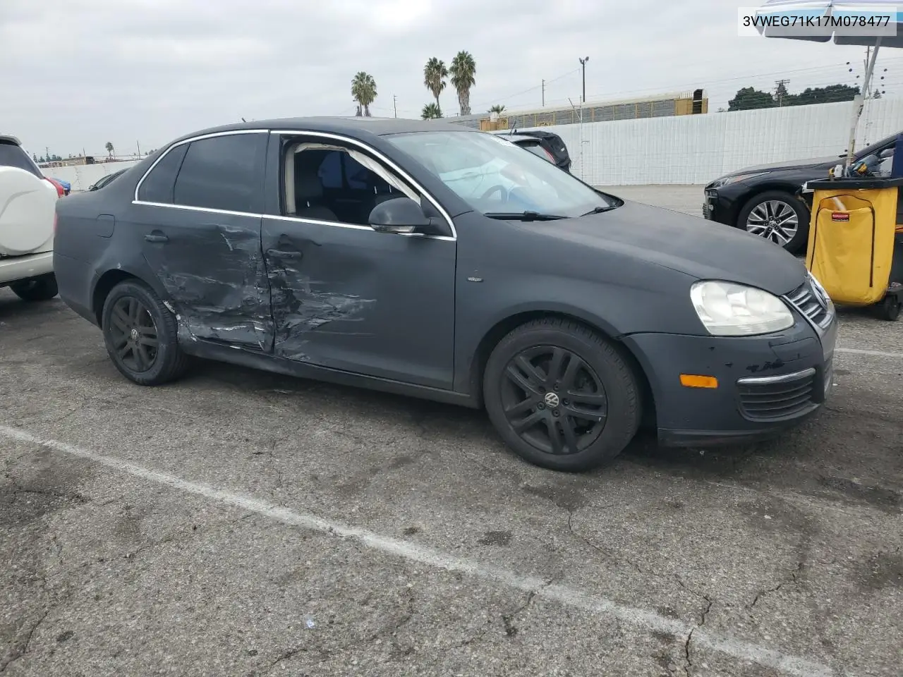 3VWEG71K17M078477 2007 Volkswagen Jetta Wolfsburg