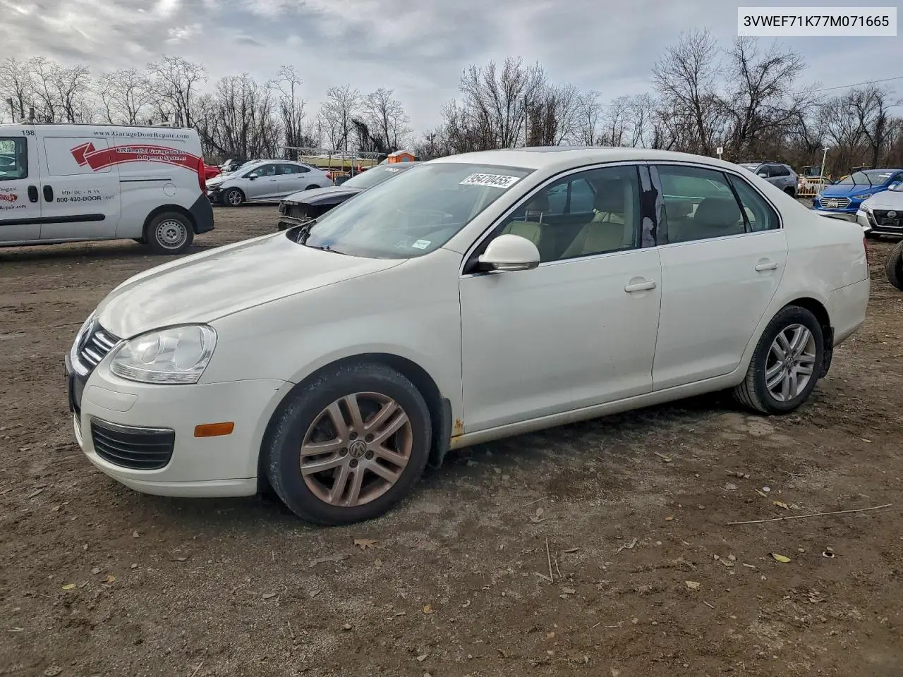 3VWEF71K77M071665 2007 Volkswagen Jetta Wolfsburg