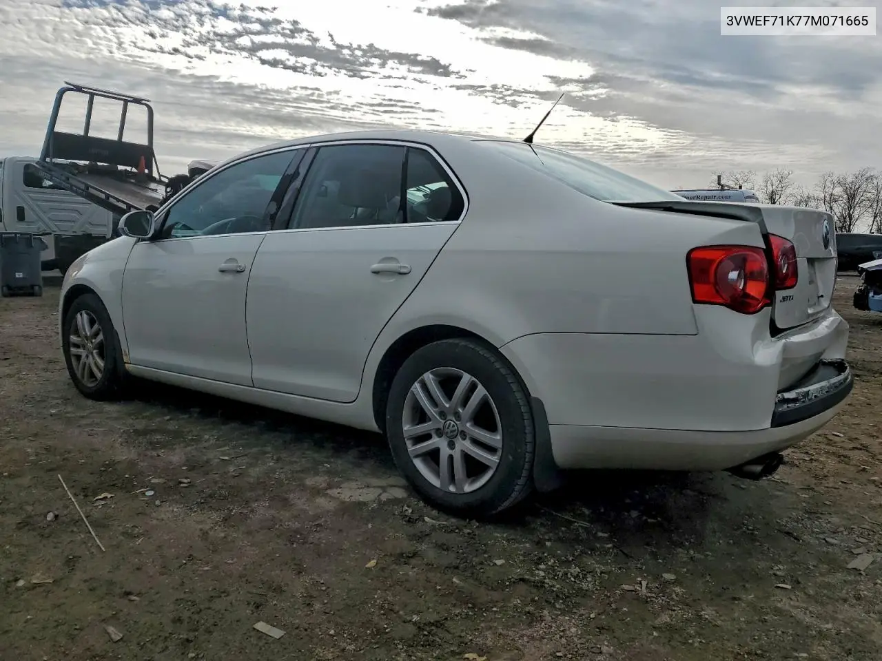 3VWEF71K77M071665 2007 Volkswagen Jetta Wolfsburg