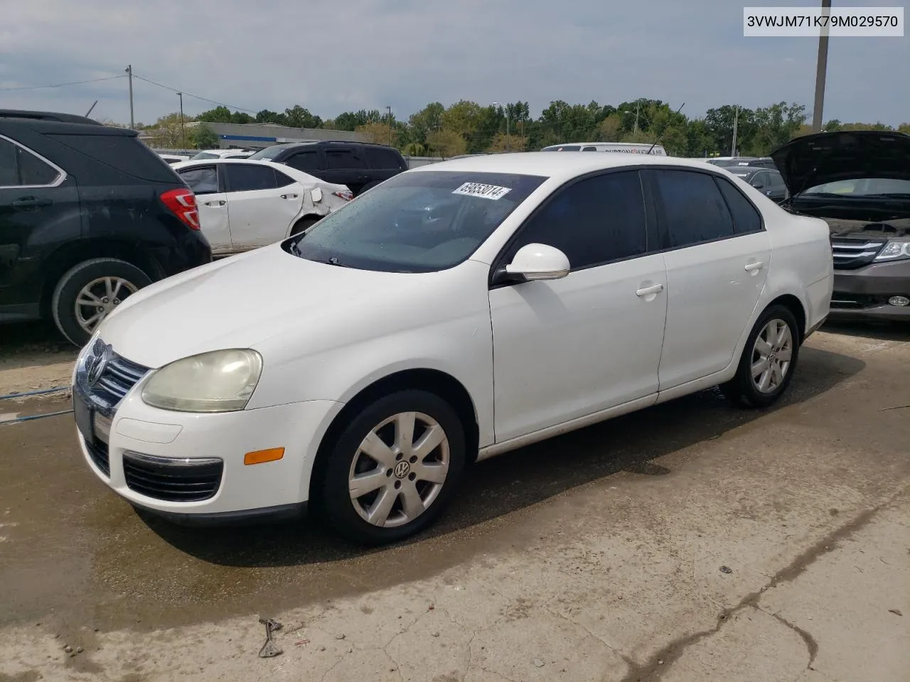 2009 Volkswagen Jetta S VIN: 3VWJM71K79M029570 Lot: 69853014