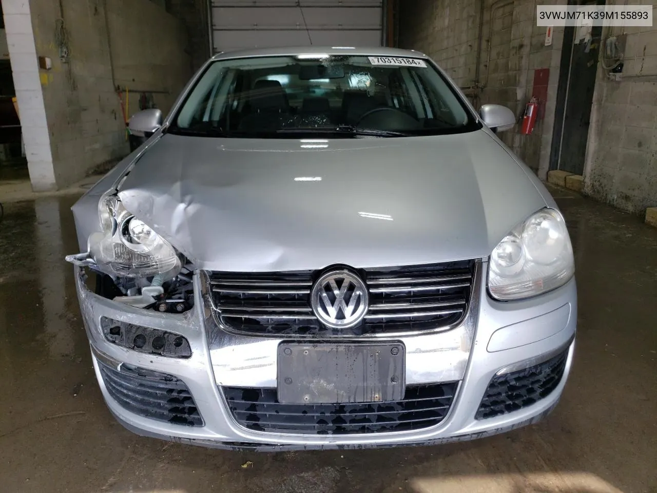 2009 Volkswagen Jetta S VIN: 3VWJM71K39M155893 Lot: 70315184