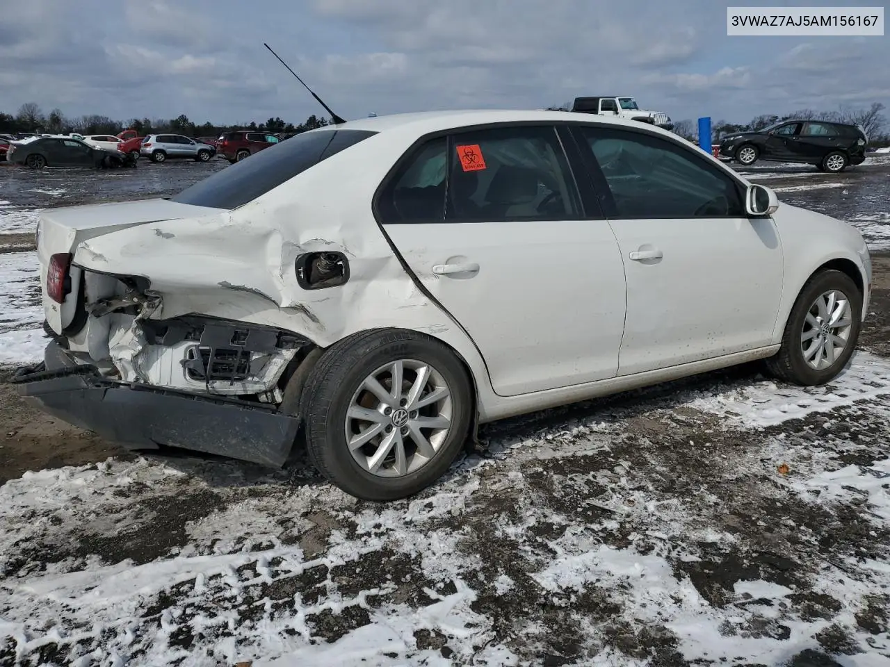 3VWAZ7AJ5AM156167 2010 Volkswagen Jetta Limited