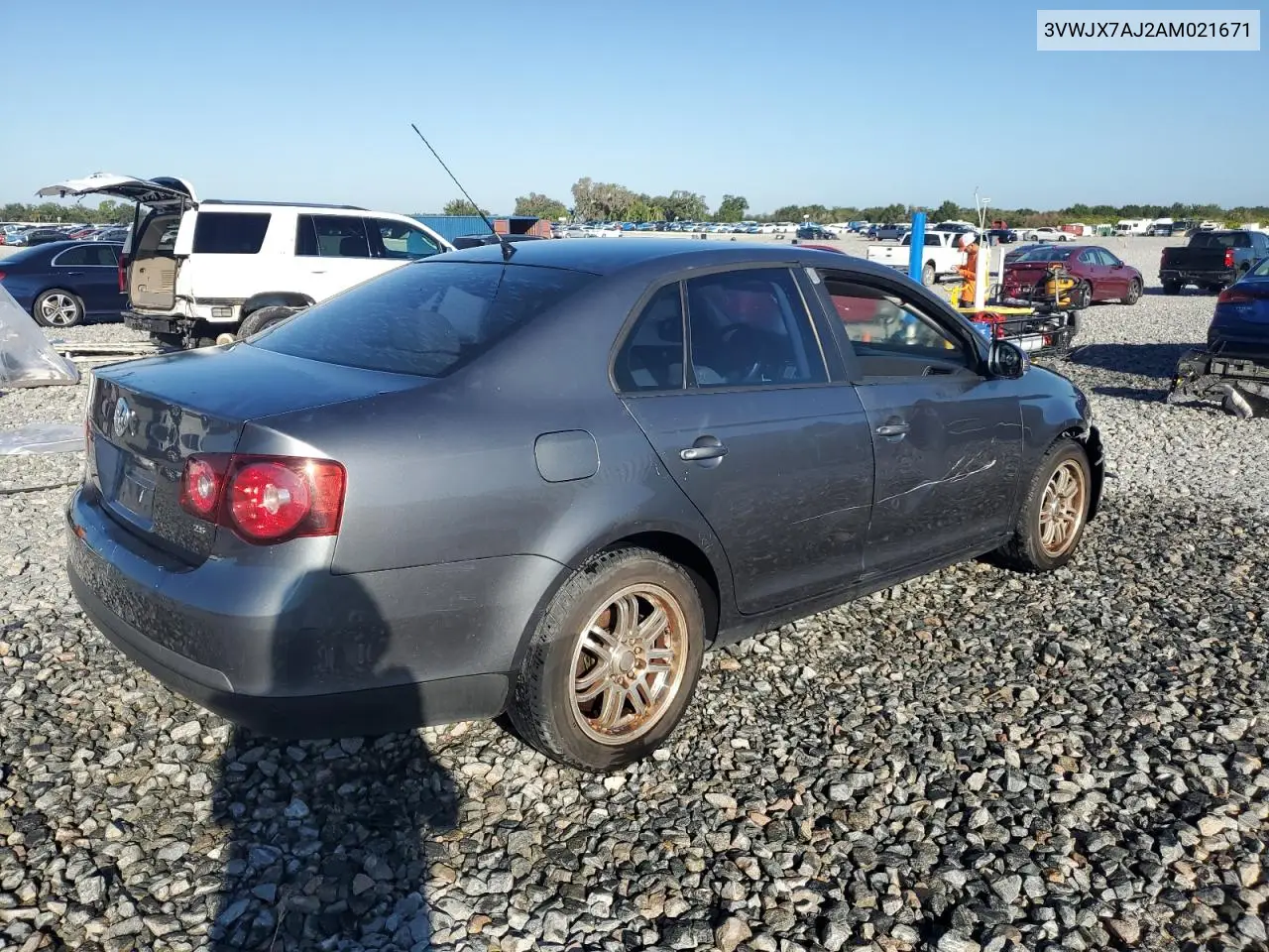 3VWJX7AJ2AM021671 2010 Volkswagen Jetta S