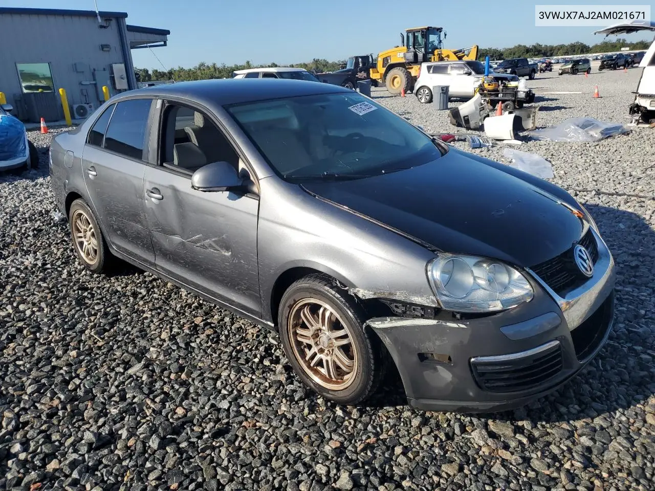 3VWJX7AJ2AM021671 2010 Volkswagen Jetta S