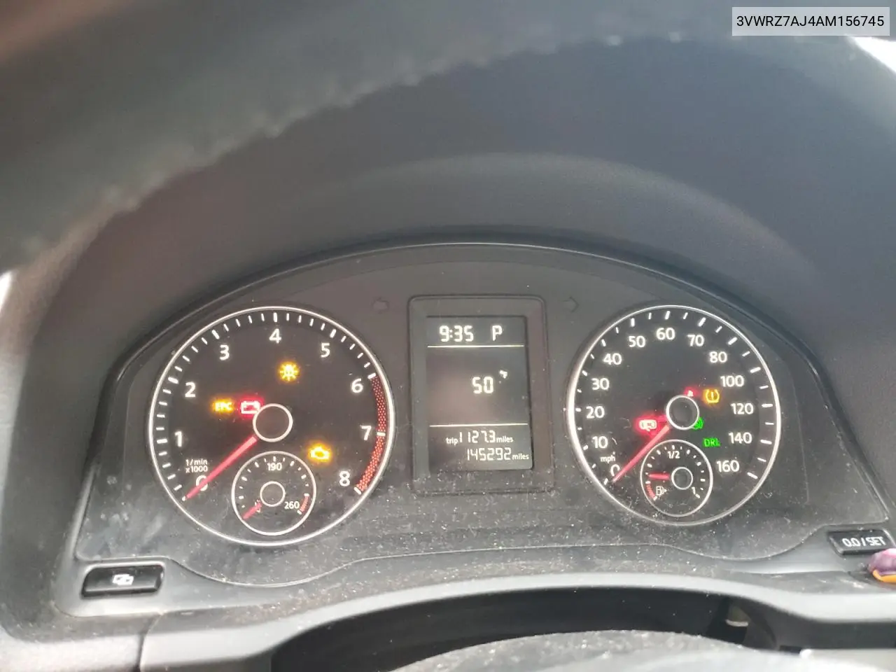 3VWRZ7AJ4AM156745 2010 Volkswagen Jetta Se
