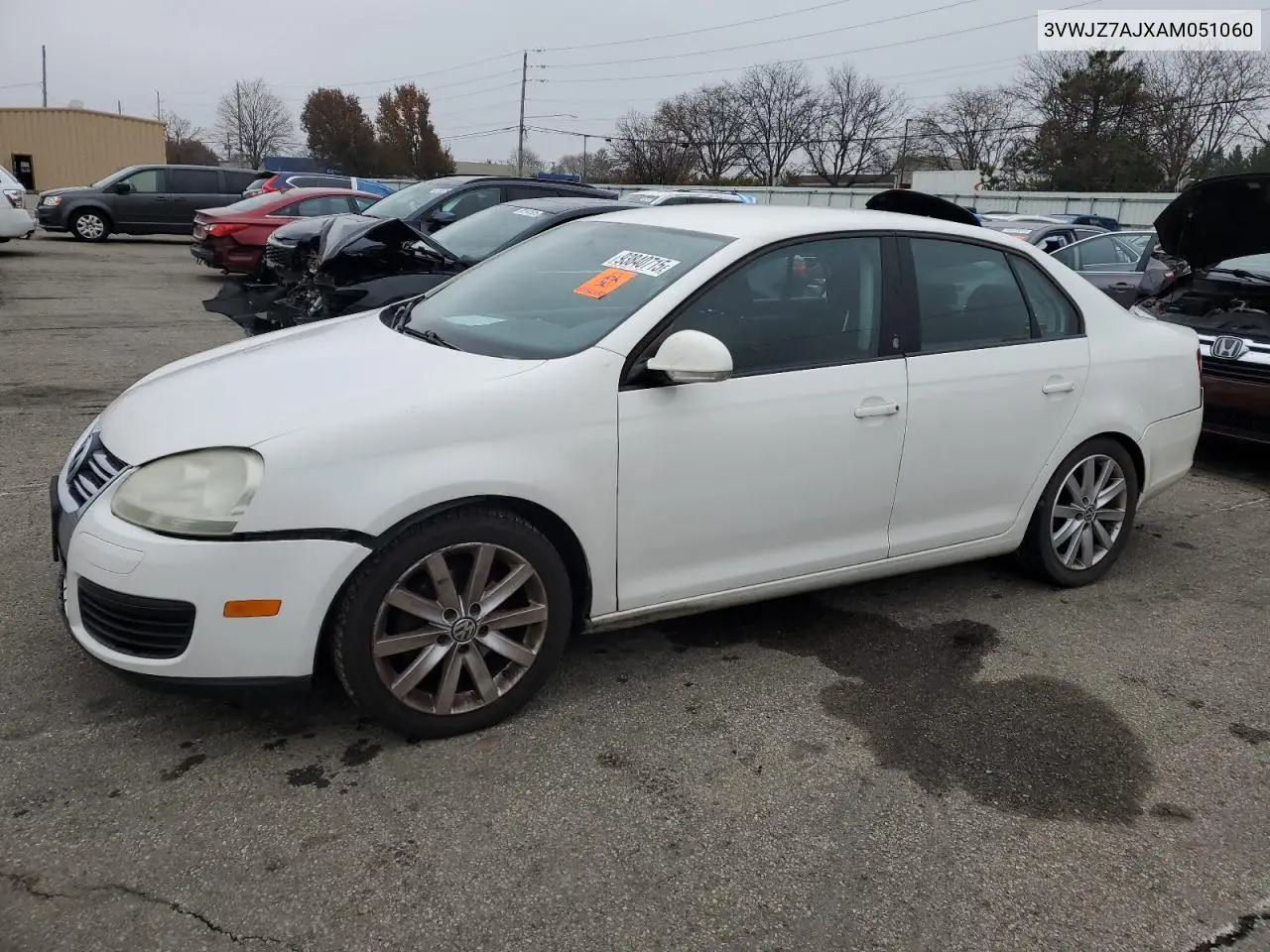3VWJZ7AJXAM051060 2010 Volkswagen Jetta S