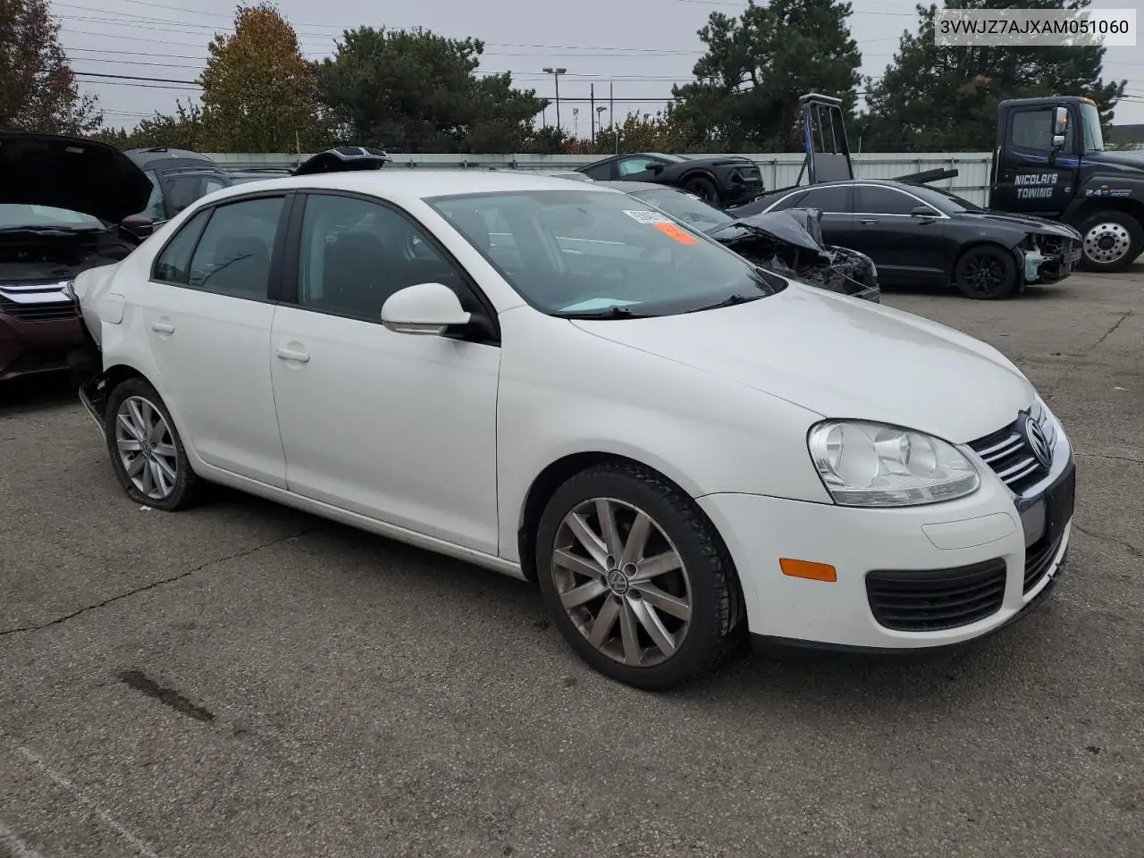 3VWJZ7AJXAM051060 2010 Volkswagen Jetta S