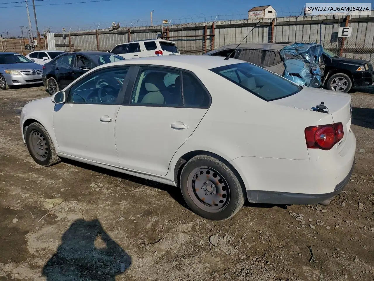 3VWJZ7AJ6AM064274 2010 Volkswagen Jetta S