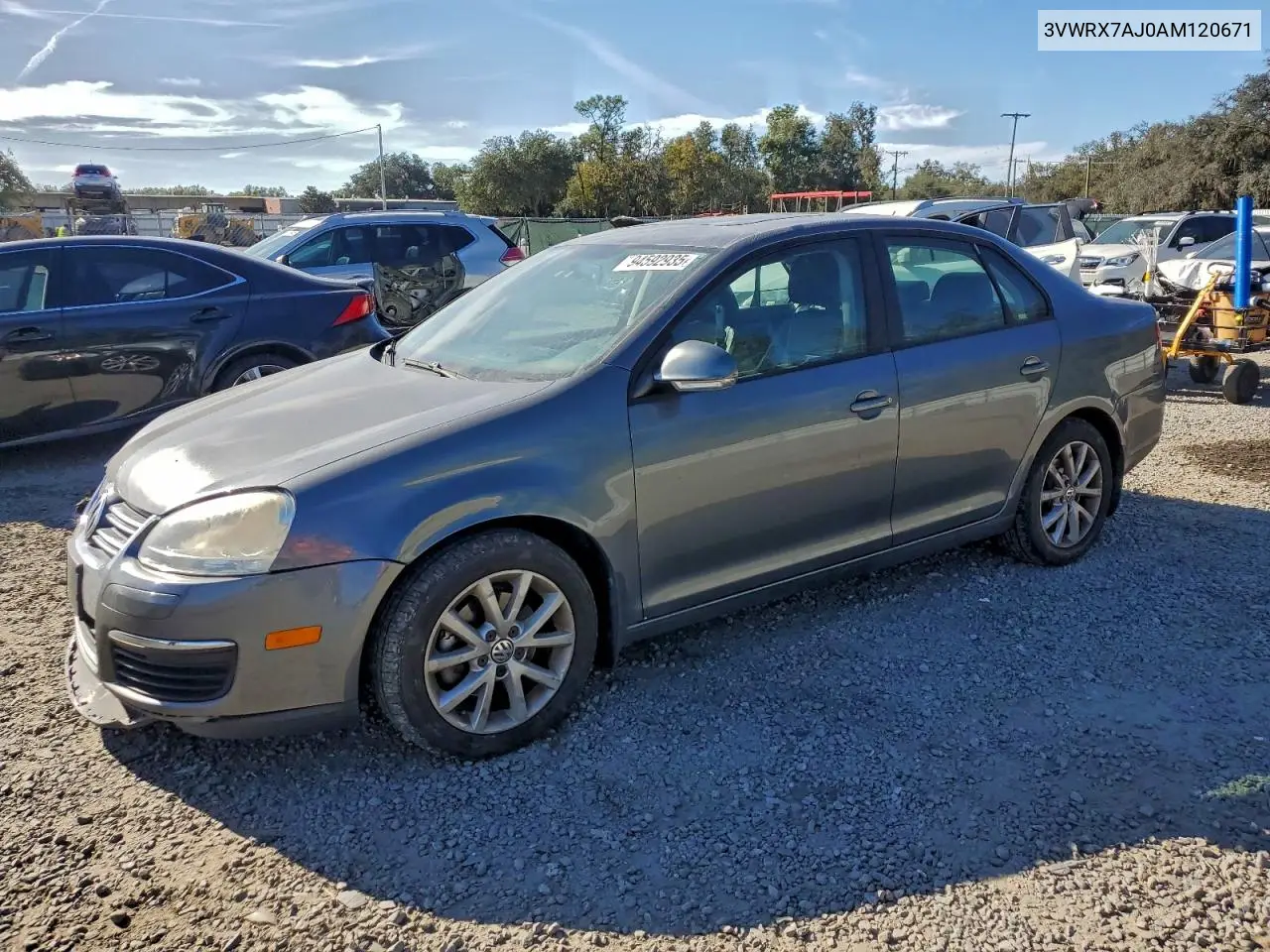 3VWRX7AJ0AM120671 2010 Volkswagen Jetta Se