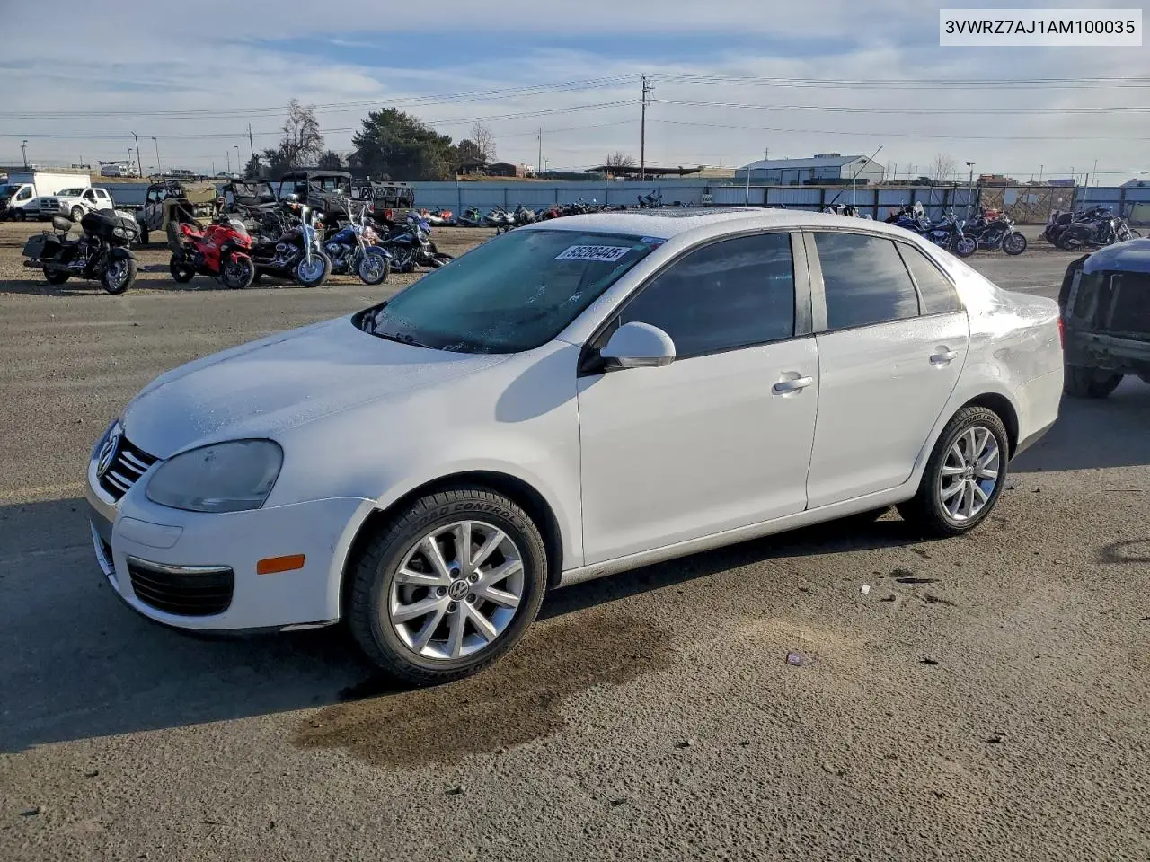 3VWRZ7AJ1AM100035 2010 Volkswagen Jetta Se