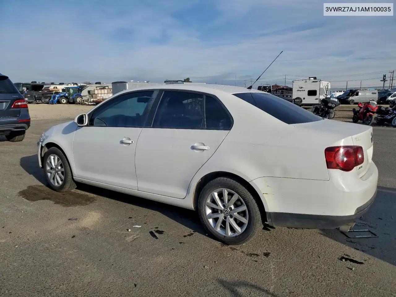 3VWRZ7AJ1AM100035 2010 Volkswagen Jetta Se