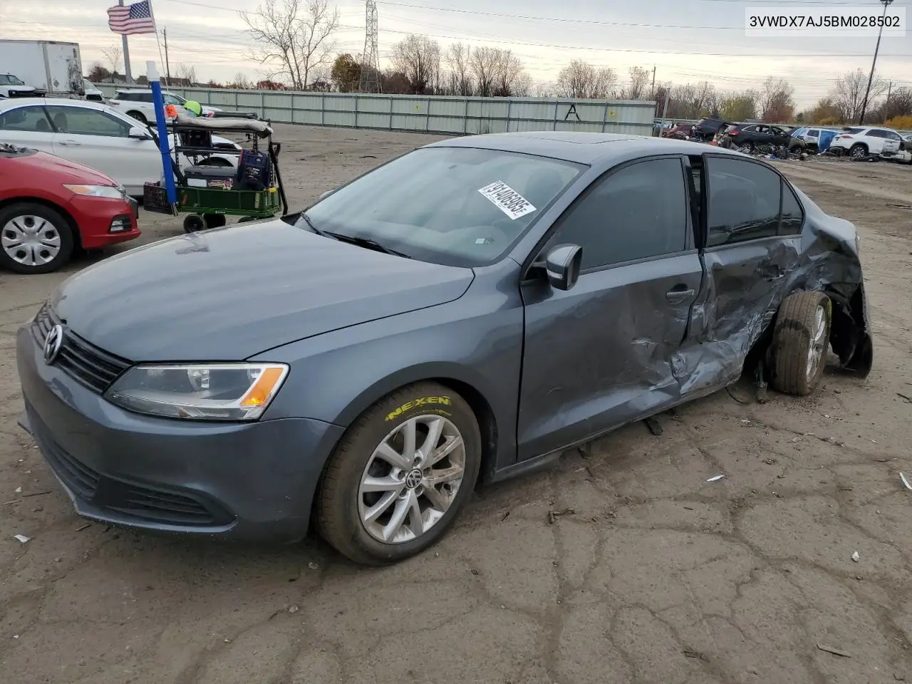 3VWDX7AJ5BM028502 2011 Volkswagen Jetta Se