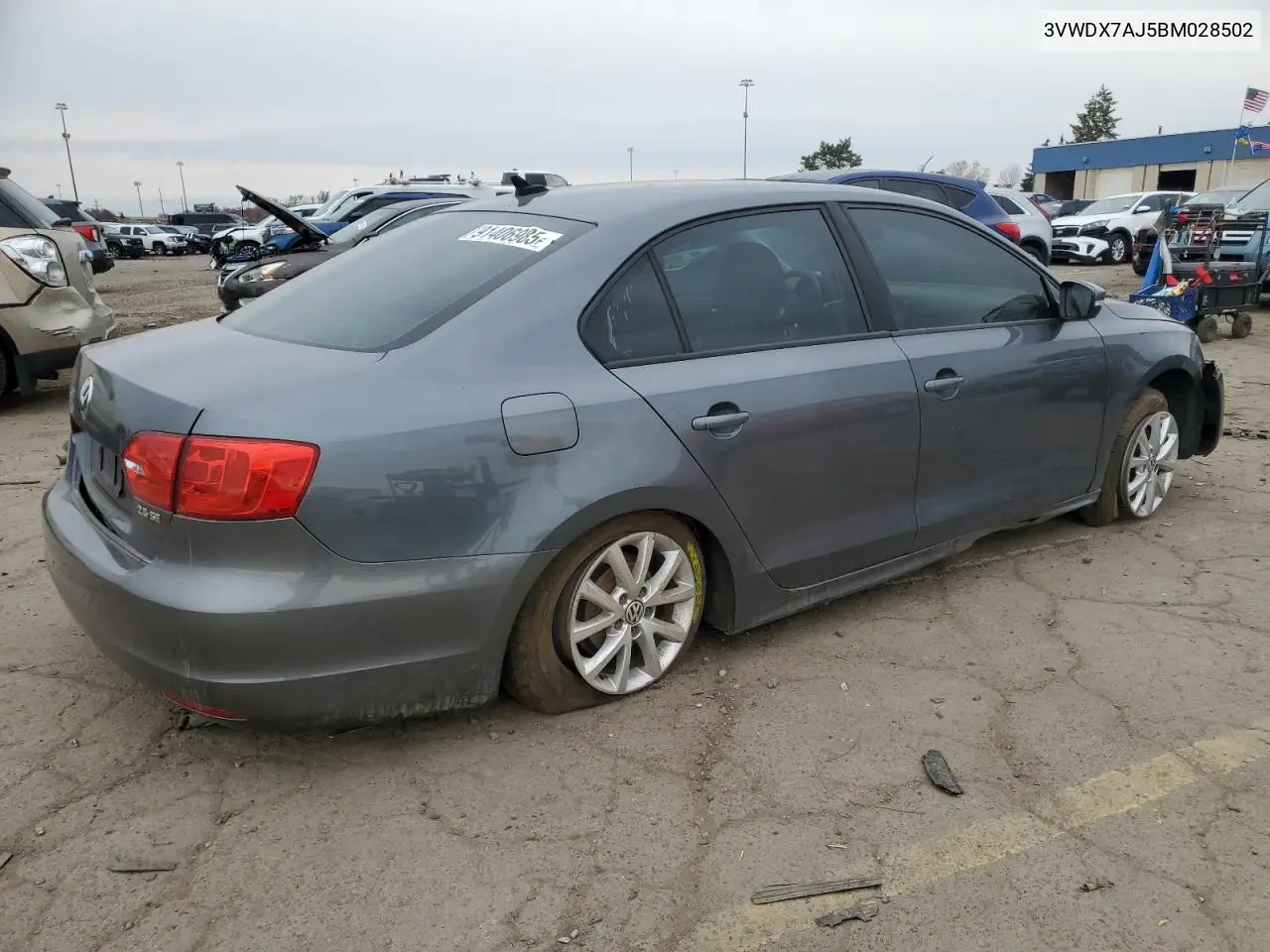 3VWDX7AJ5BM028502 2011 Volkswagen Jetta Se