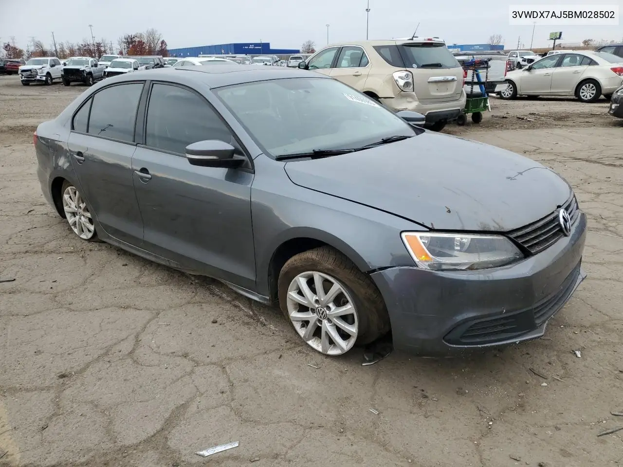 3VWDX7AJ5BM028502 2011 Volkswagen Jetta Se