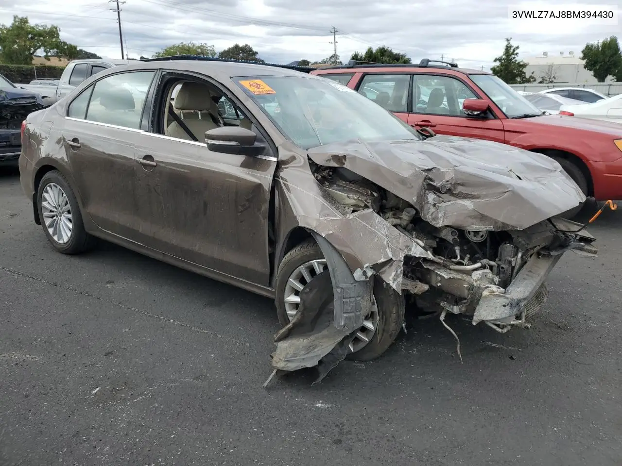 3VWLZ7AJ8BM394430 2011 Volkswagen Jetta Sel