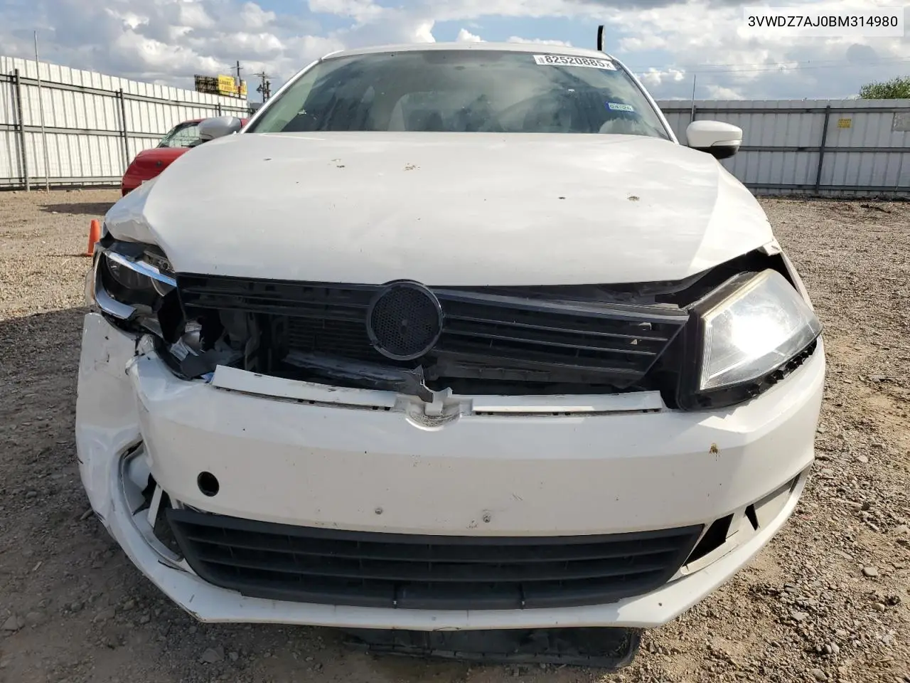 3VWDZ7AJ0BM314980 2011 Volkswagen Jetta Se