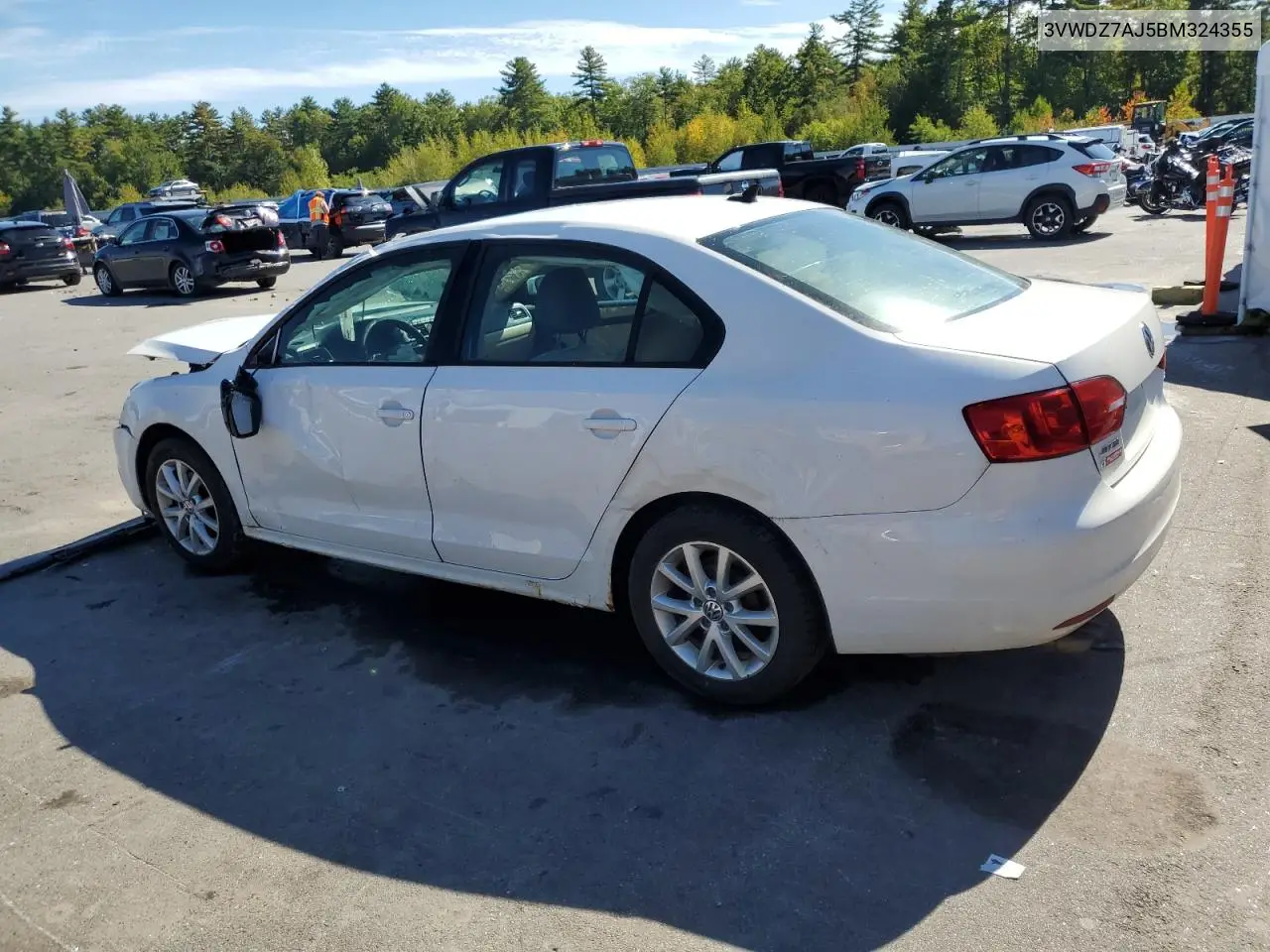 3VWDZ7AJ5BM324355 2011 Volkswagen Jetta Se