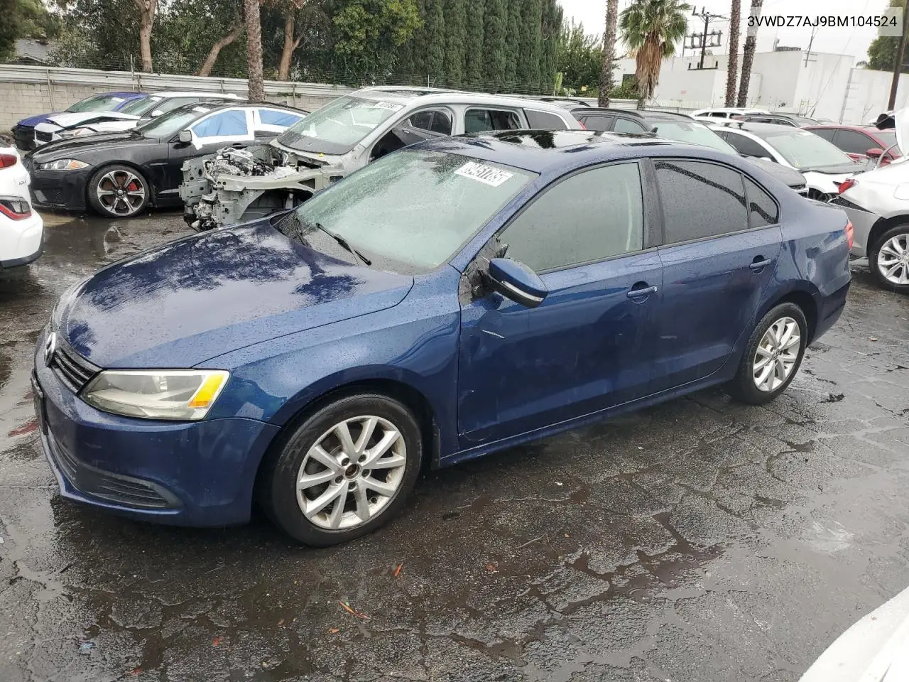 3VWDZ7AJ9BM104524 2011 Volkswagen Jetta Se