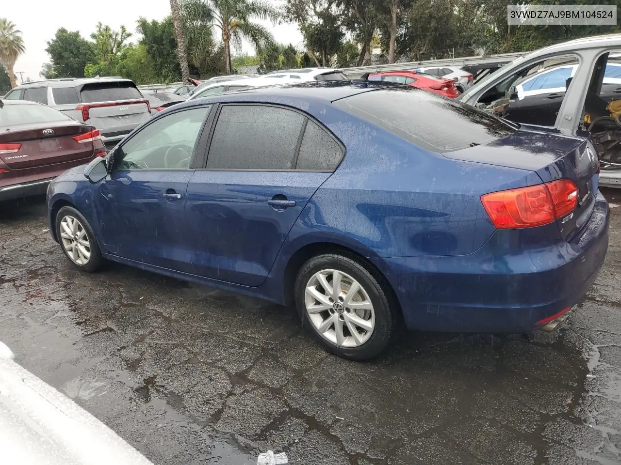3VWDZ7AJ9BM104524 2011 Volkswagen Jetta Se