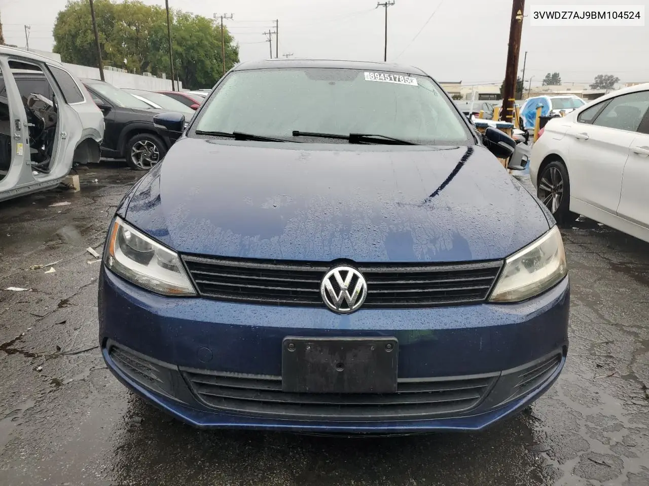3VWDZ7AJ9BM104524 2011 Volkswagen Jetta Se