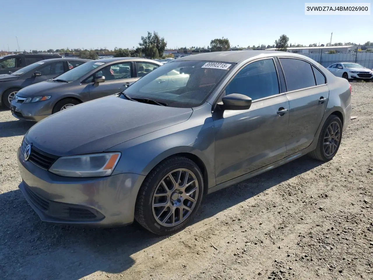 3VWDZ7AJ4BM026900 2011 Volkswagen Jetta Se