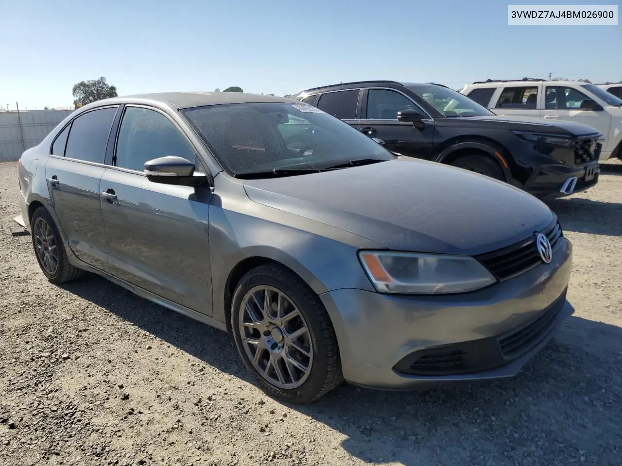 3VWDZ7AJ4BM026900 2011 Volkswagen Jetta Se