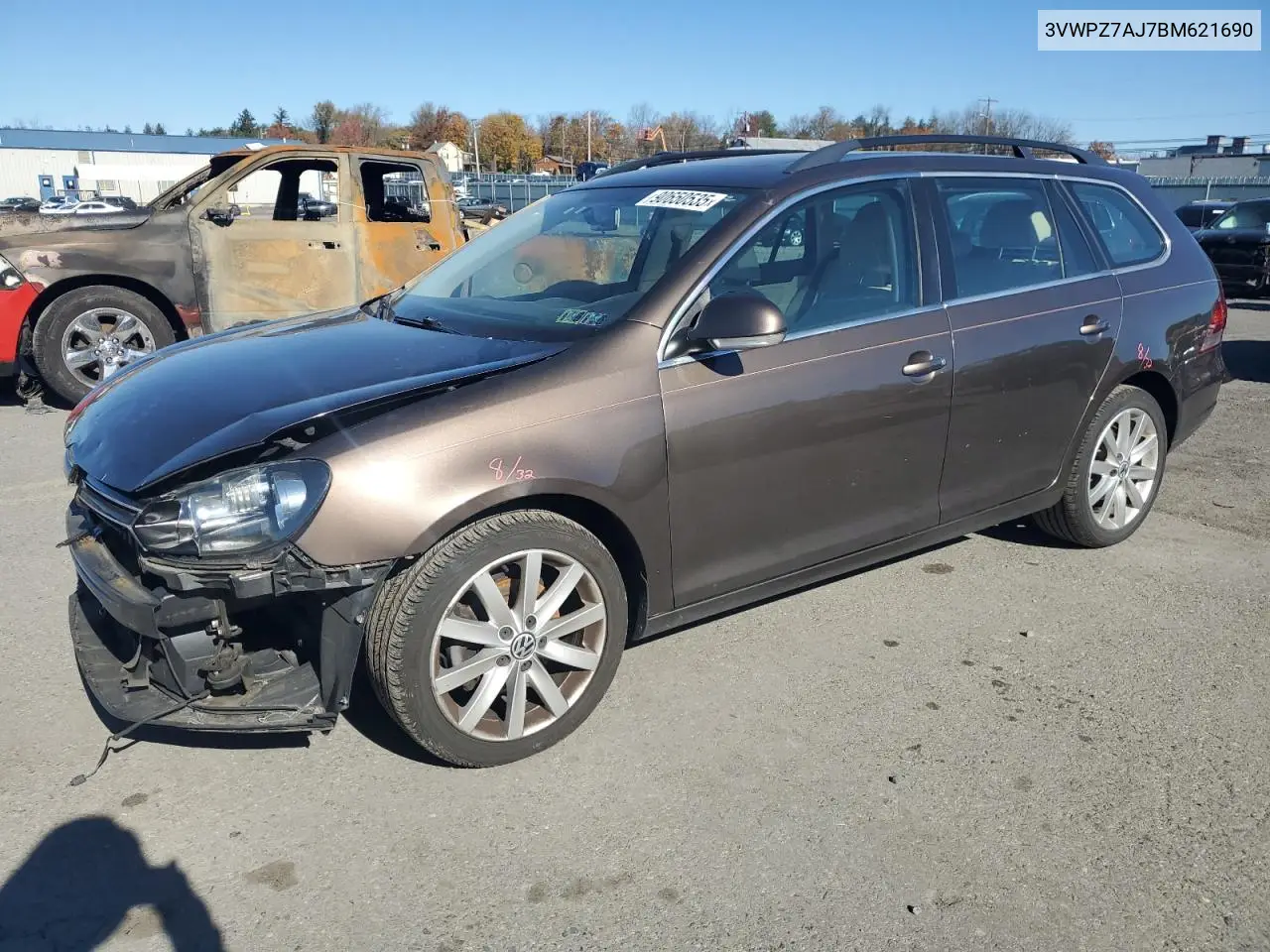 3VWPZ7AJ7BM621690 2011 Volkswagen Jetta S