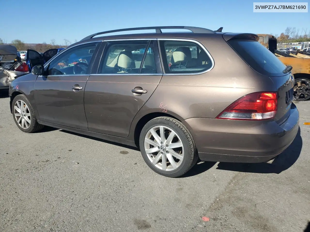 3VWPZ7AJ7BM621690 2011 Volkswagen Jetta S