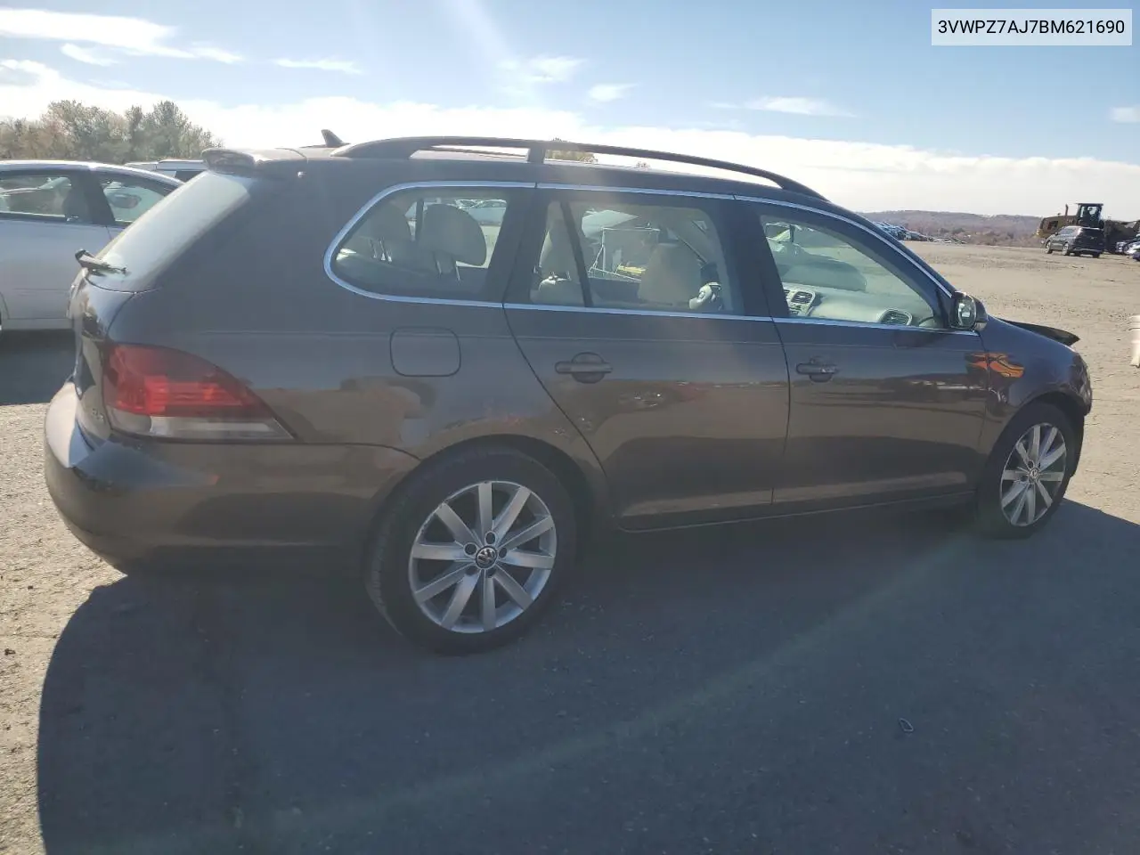 3VWPZ7AJ7BM621690 2011 Volkswagen Jetta S