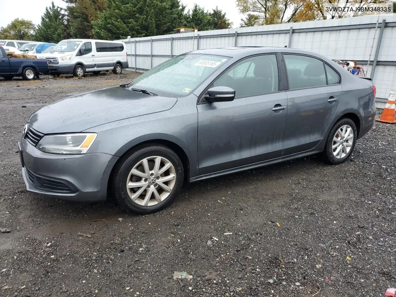 3VWDZ7AJ9BM348335 2011 Volkswagen Jetta Se
