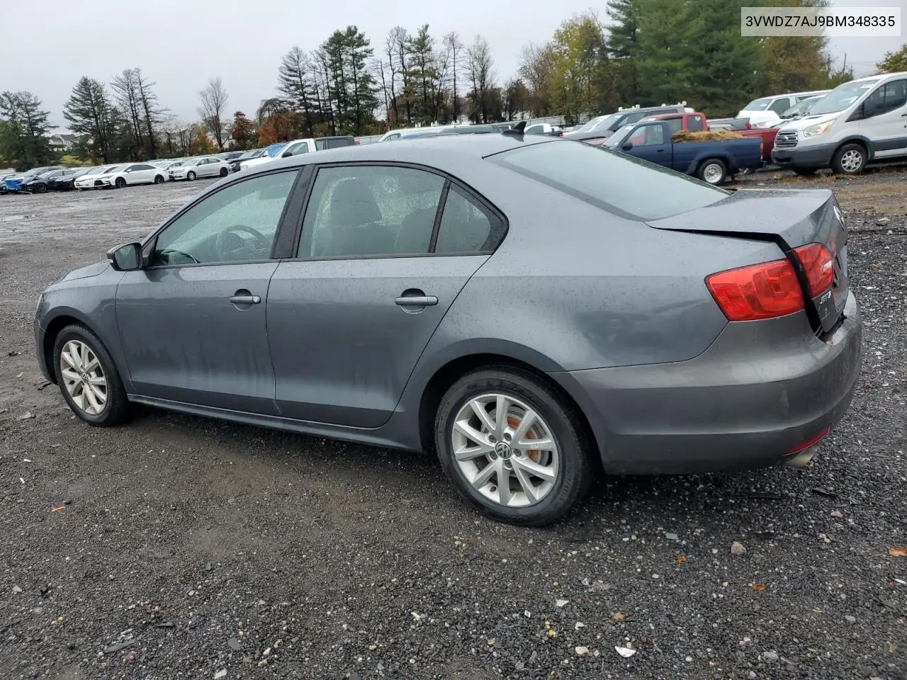 3VWDZ7AJ9BM348335 2011 Volkswagen Jetta Se
