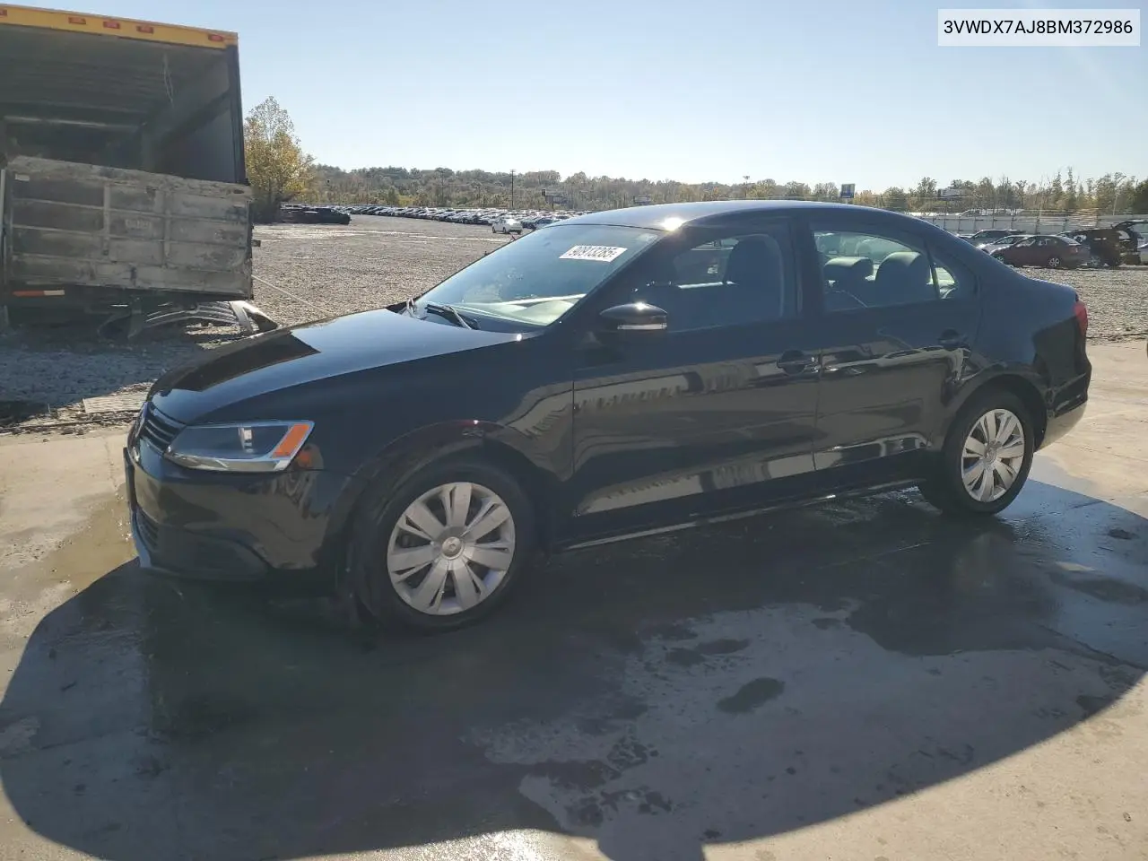 3VWDX7AJ8BM372986 2011 Volkswagen Jetta Se