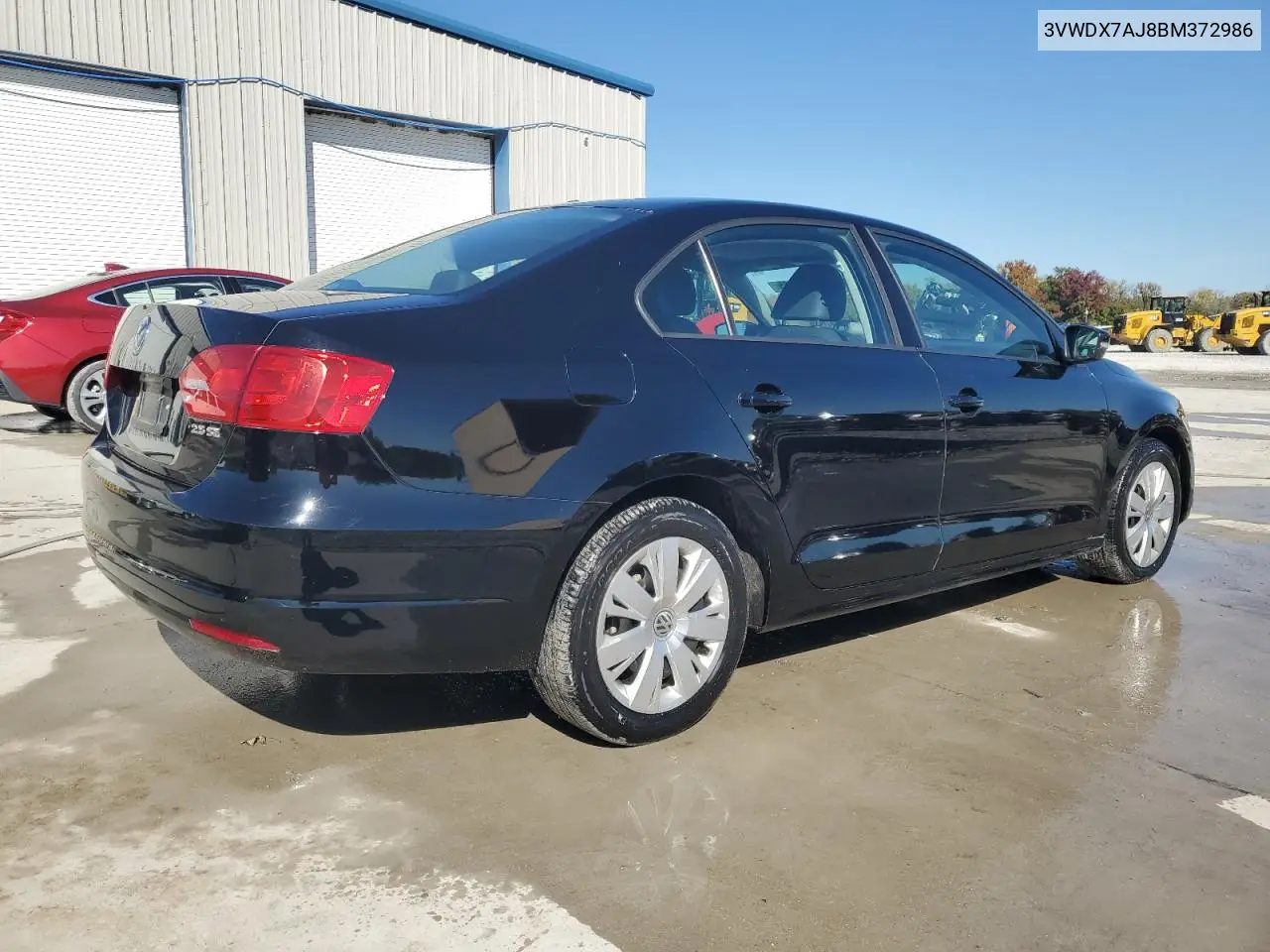 3VWDX7AJ8BM372986 2011 Volkswagen Jetta Se