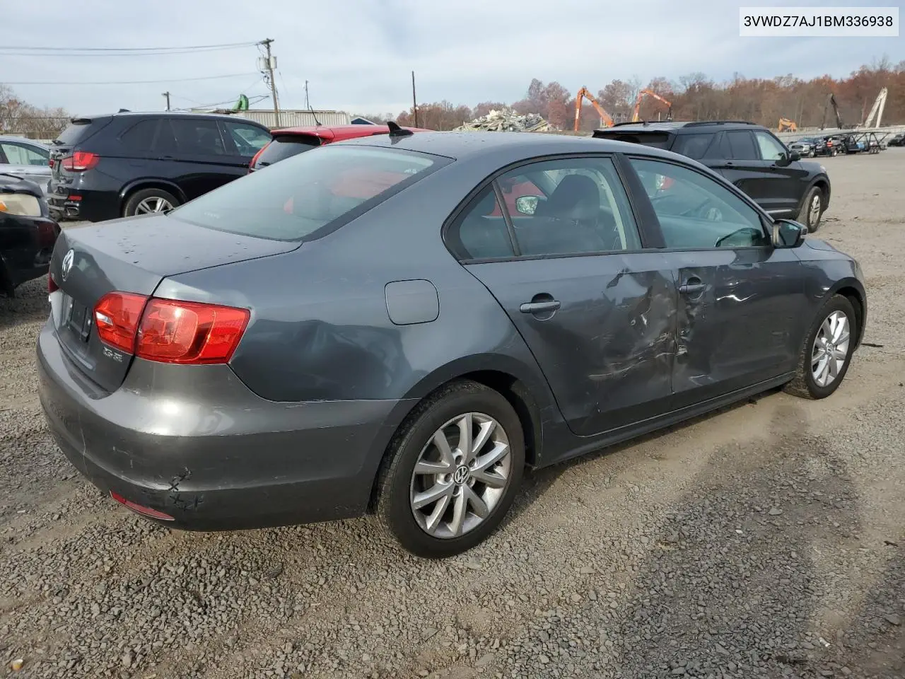 3VWDZ7AJ1BM336938 2011 Volkswagen Jetta Se