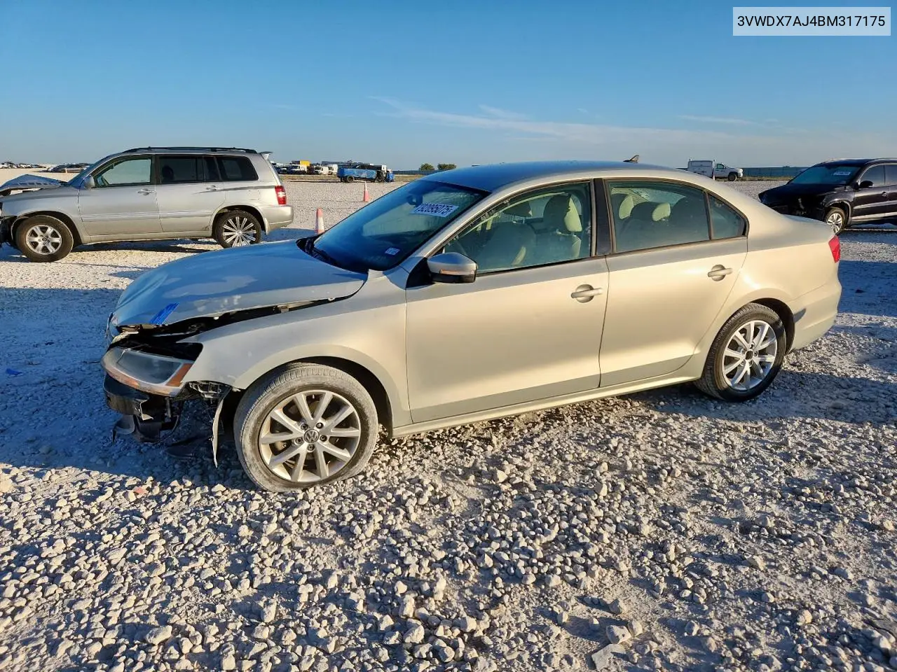 3VWDX7AJ4BM317175 2011 Volkswagen Jetta Se