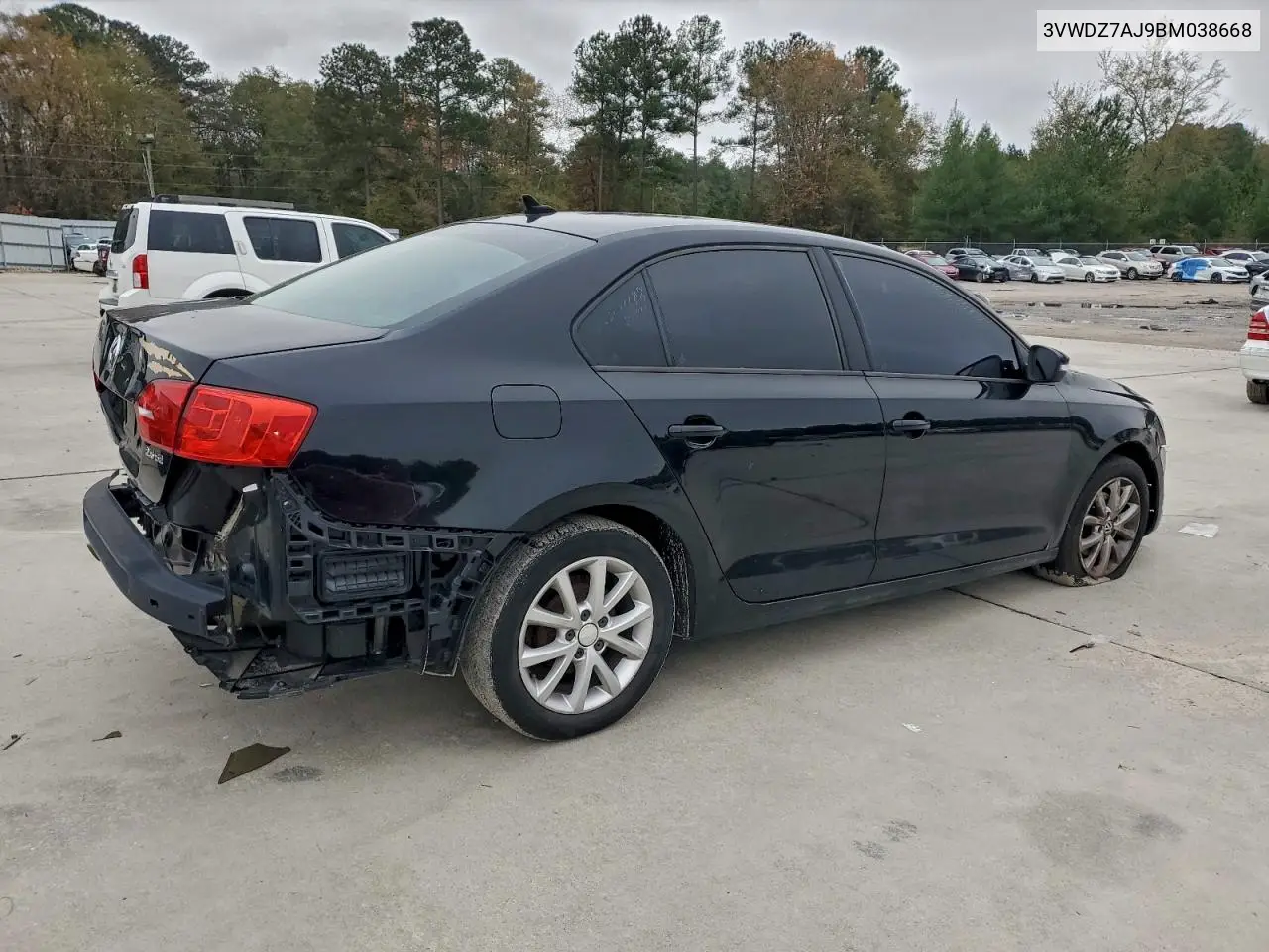 3VWDZ7AJ9BM038668 2011 Volkswagen Jetta Se