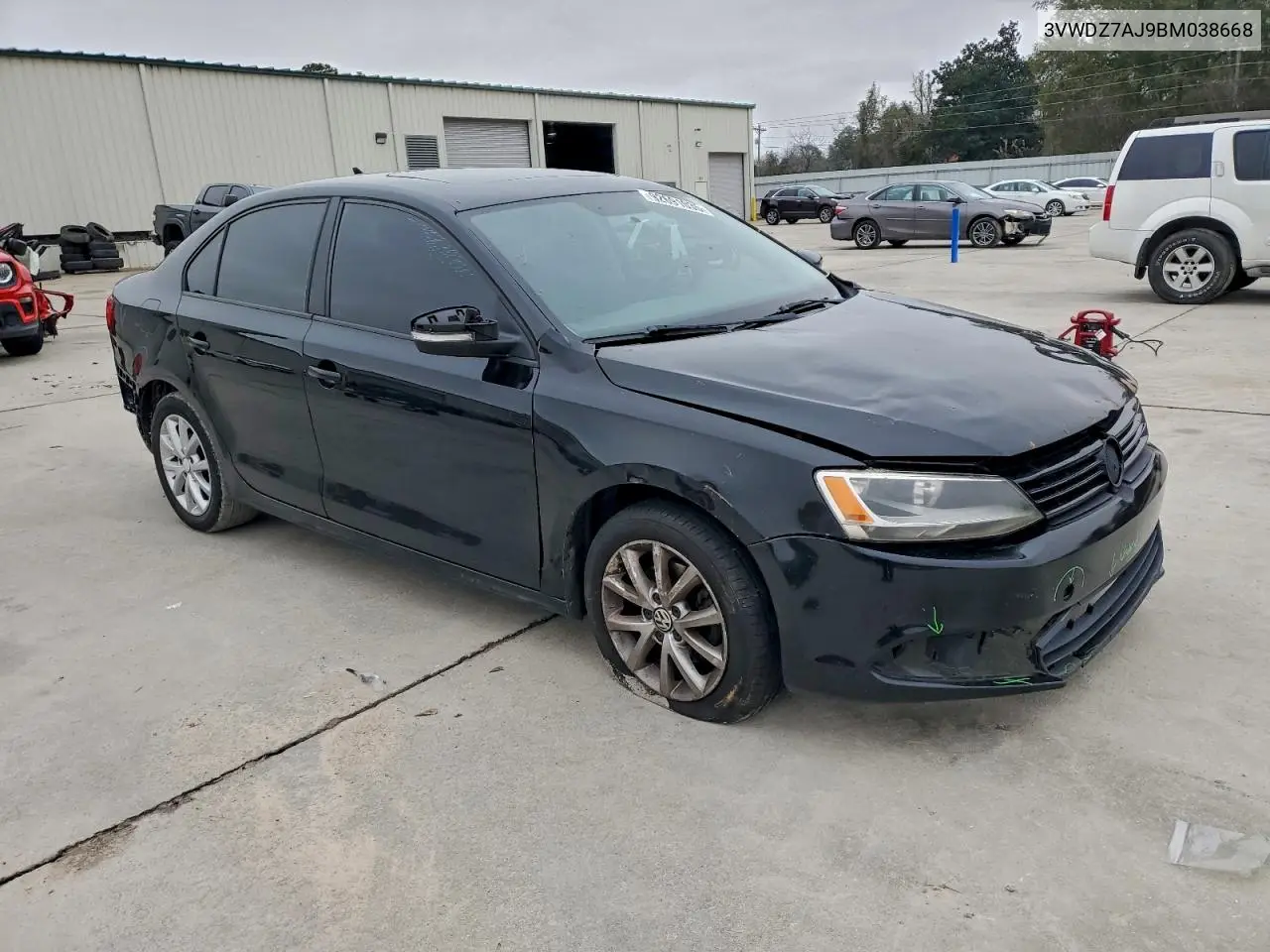 3VWDZ7AJ9BM038668 2011 Volkswagen Jetta Se