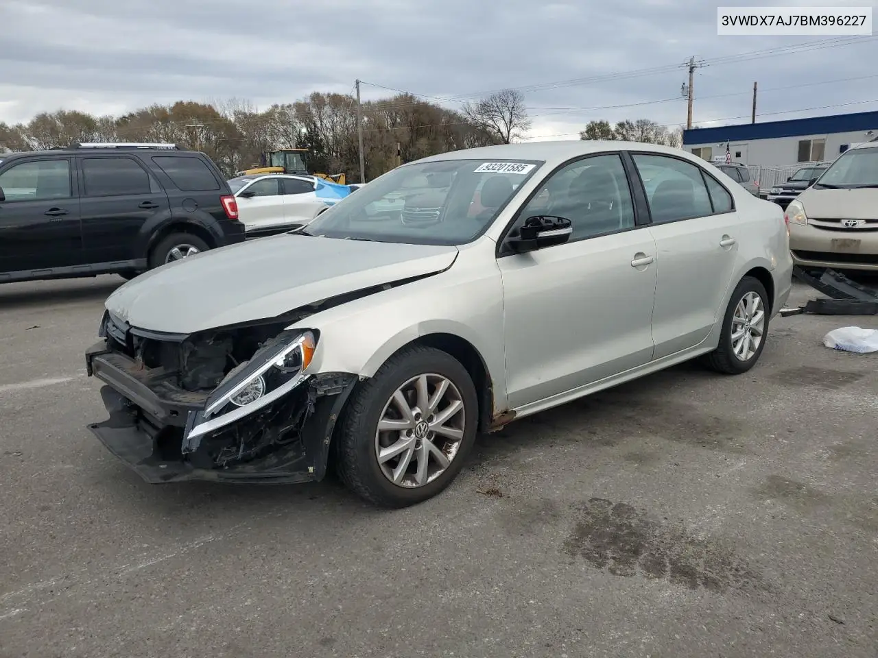 3VWDX7AJ7BM396227 2011 Volkswagen Jetta Se