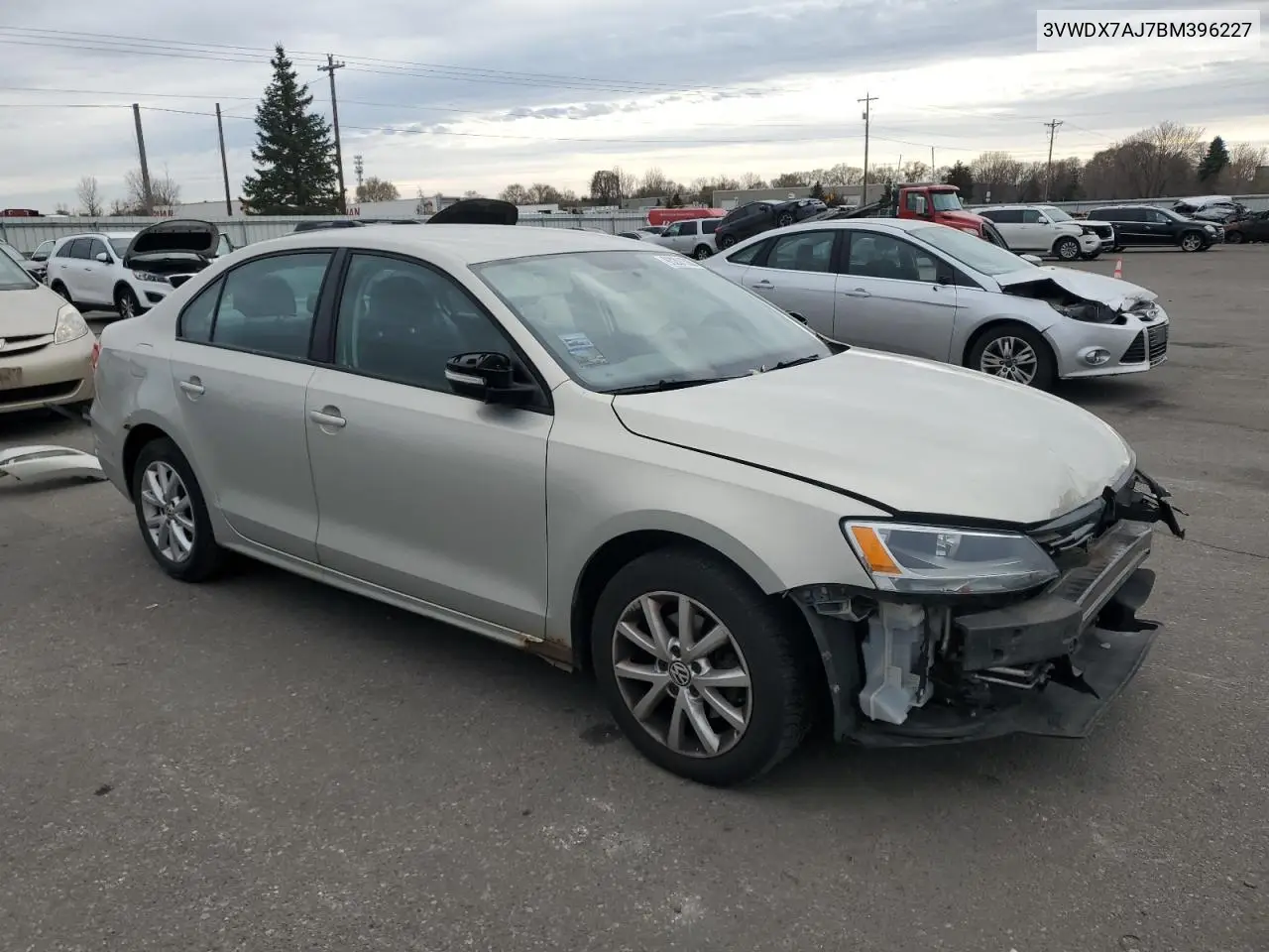3VWDX7AJ7BM396227 2011 Volkswagen Jetta Se