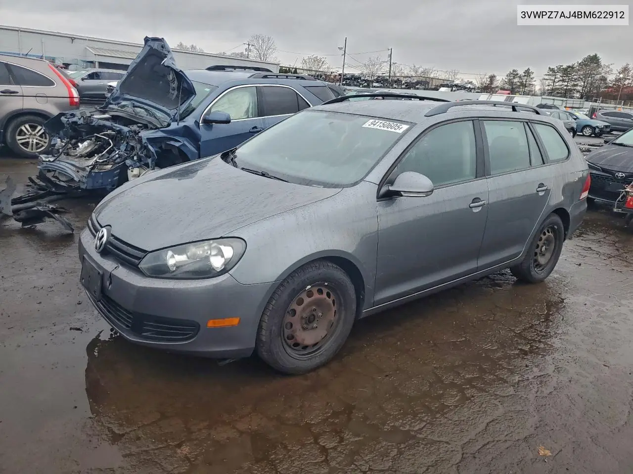 3VWPZ7AJ4BM622912 2011 Volkswagen Jetta S