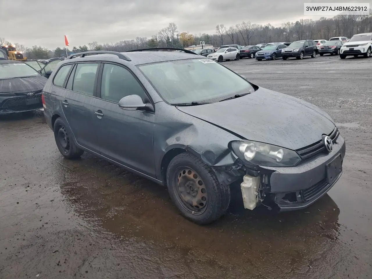 3VWPZ7AJ4BM622912 2011 Volkswagen Jetta S