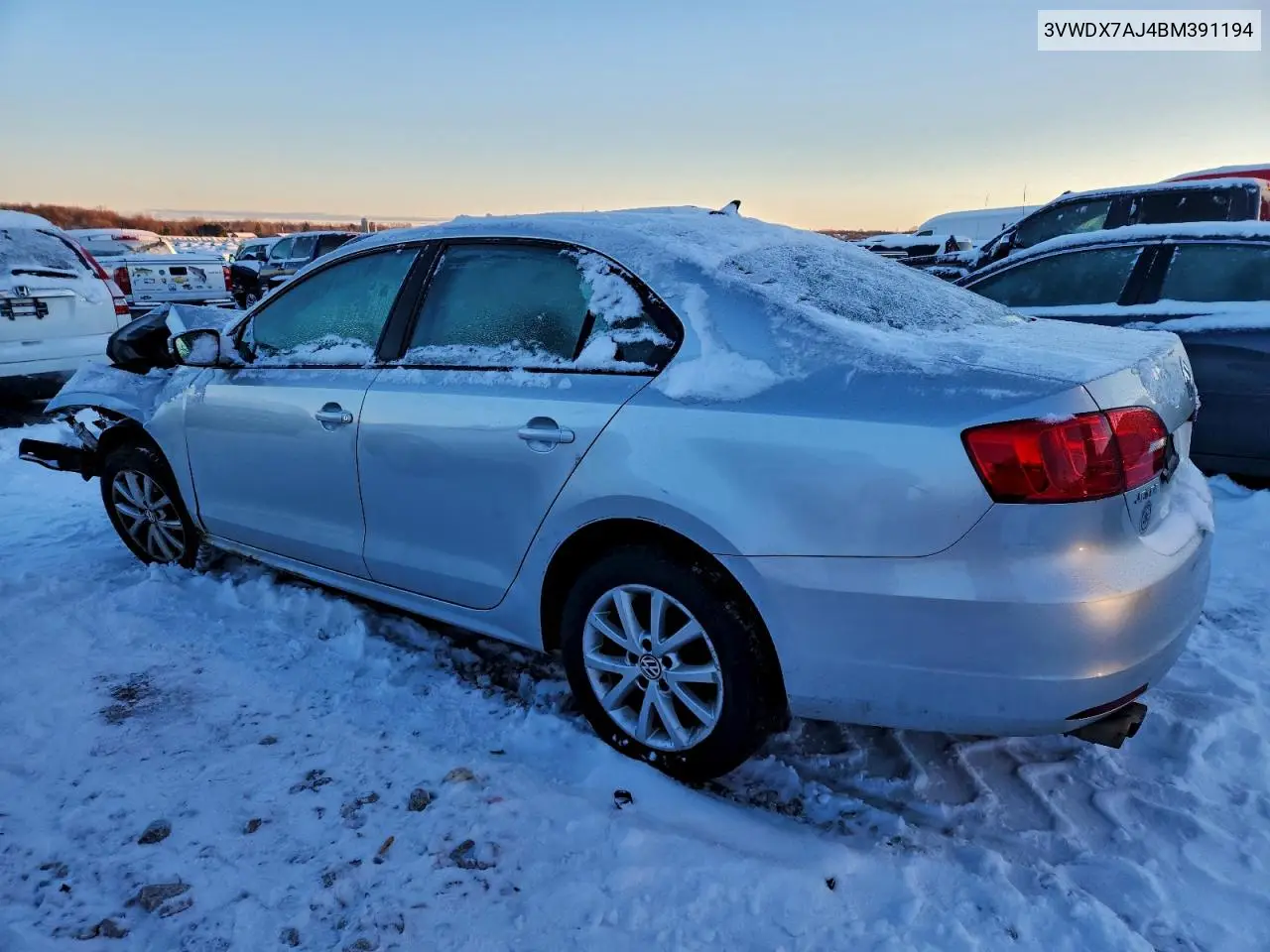 3VWDX7AJ4BM391194 2011 Volkswagen Jetta Se