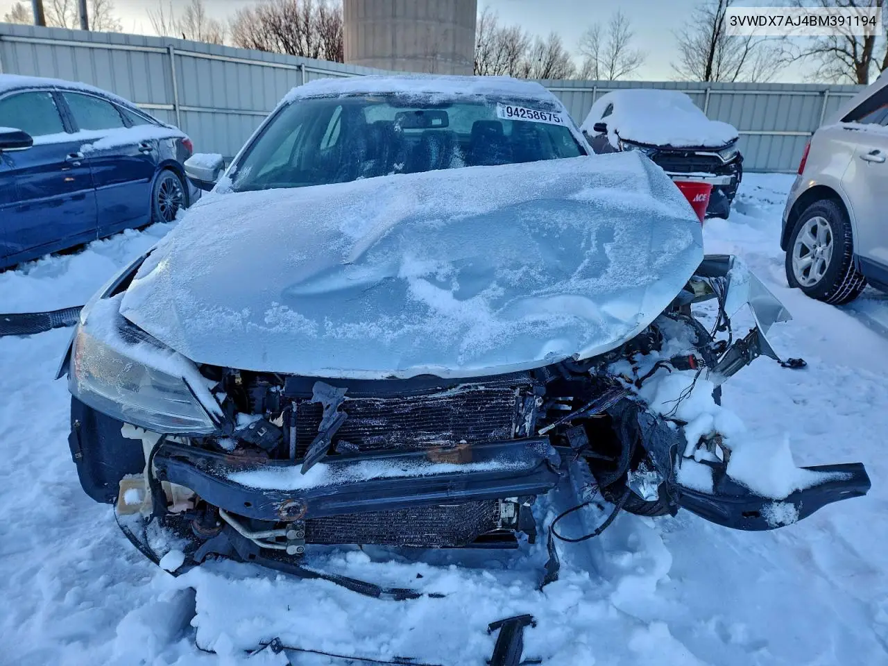 3VWDX7AJ4BM391194 2011 Volkswagen Jetta Se