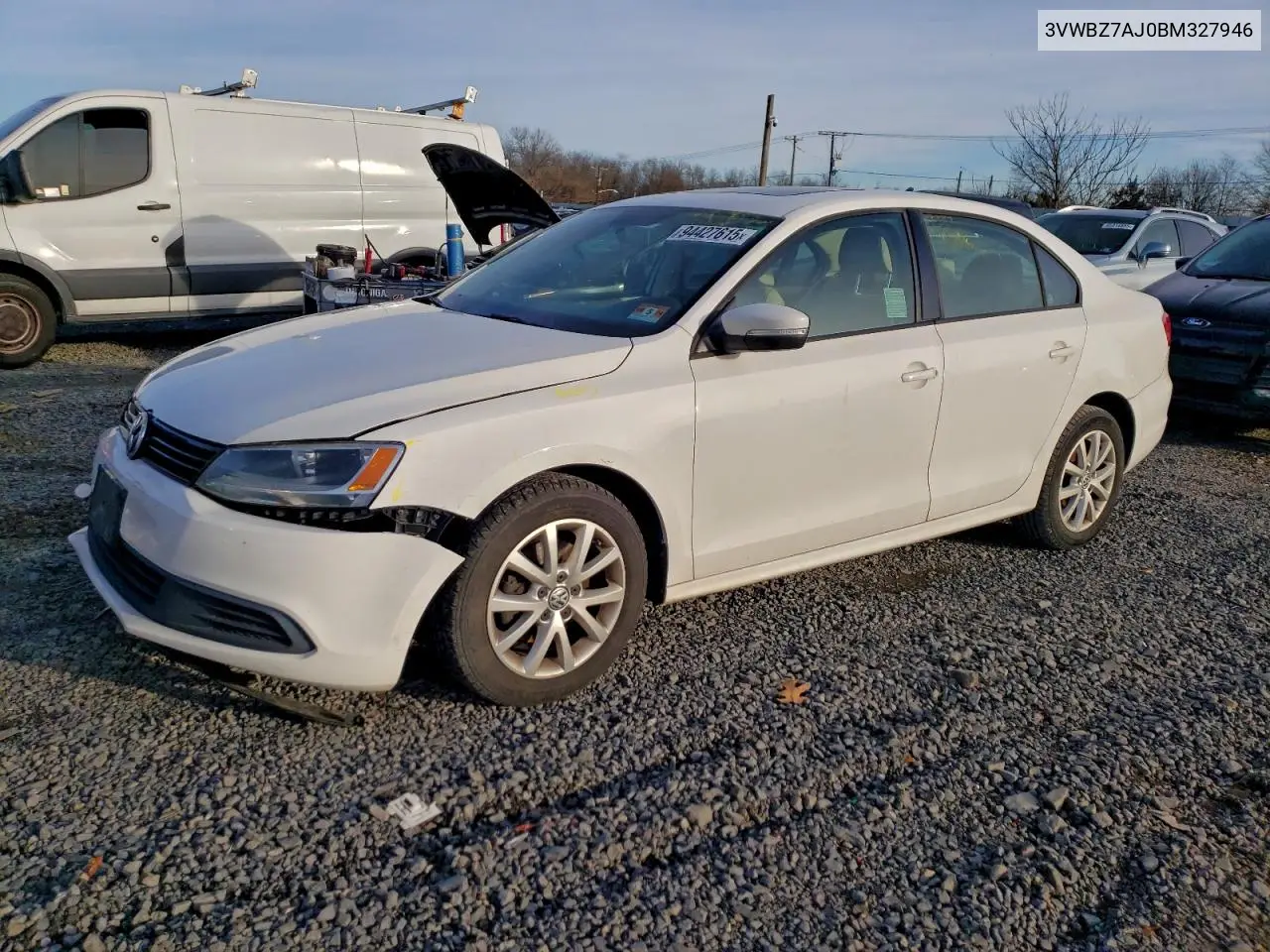 3VWBZ7AJ0BM327946 2011 Volkswagen Jetta Se