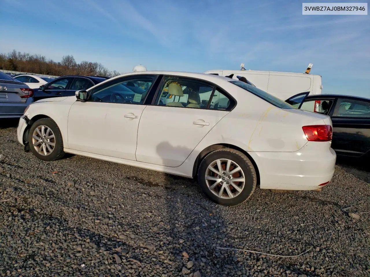 3VWBZ7AJ0BM327946 2011 Volkswagen Jetta Se