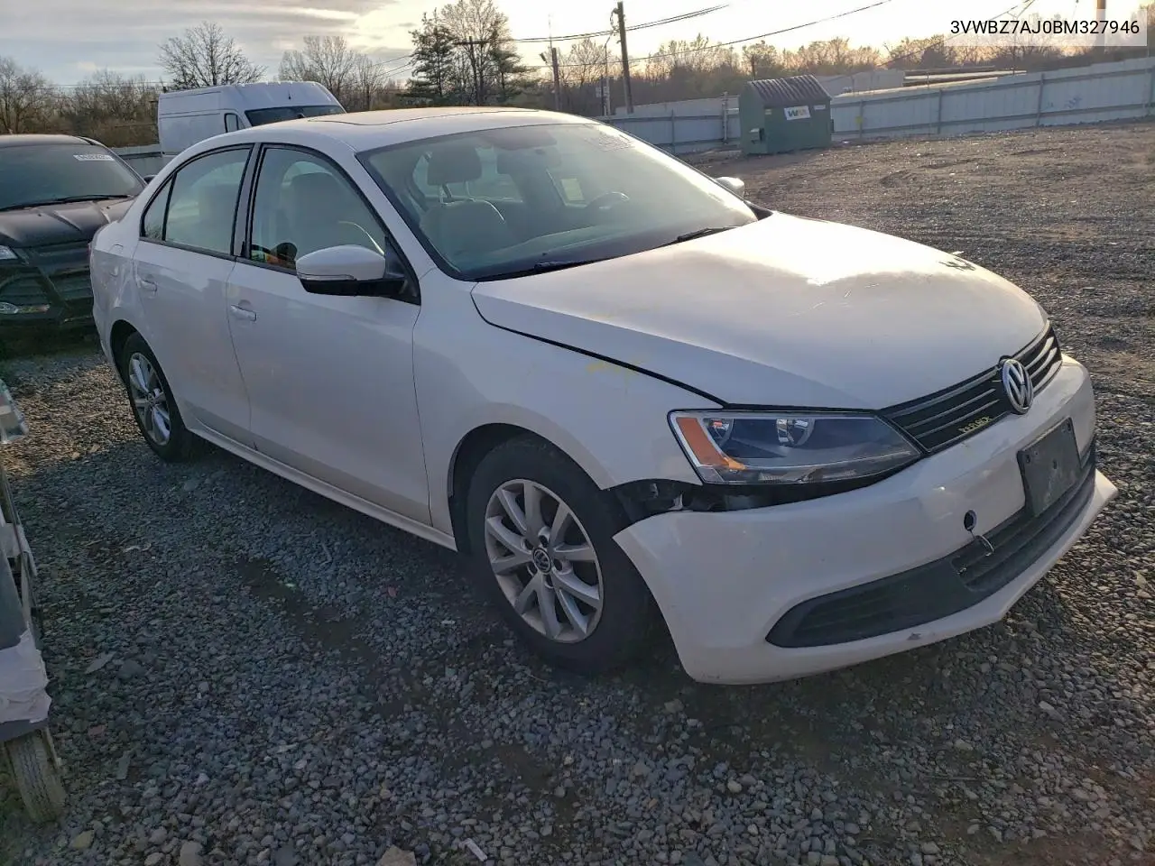 3VWBZ7AJ0BM327946 2011 Volkswagen Jetta Se