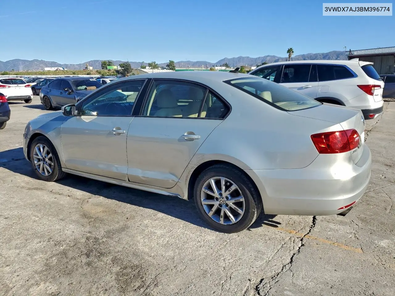 3VWDX7AJ3BM396774 2011 Volkswagen Jetta Se